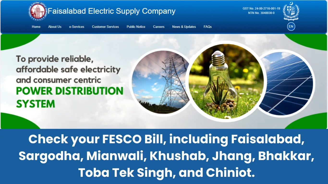 FESCO Bill Reference Number